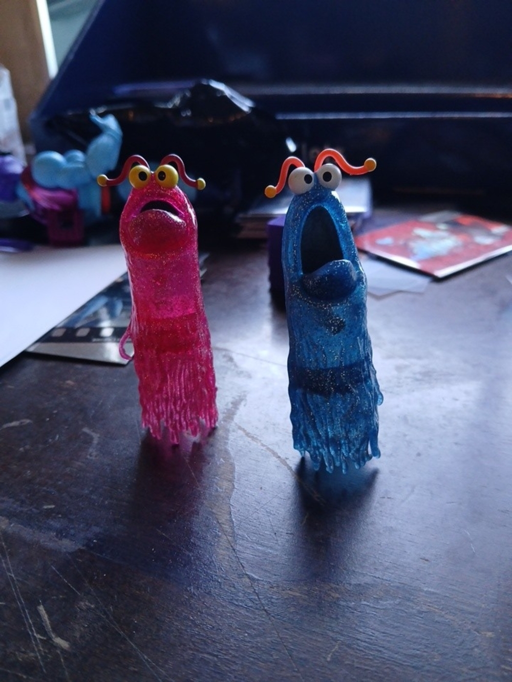 Sesame Street Fill A Bus Figure Pink And Blue Yip Yip Toy Figure Chase!